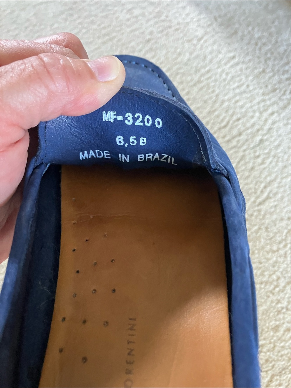 Blue Suede Tassel Loafers - women’s Slip-On Driving Moccasins - Picture 7 of 7